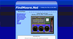 Desktop Screenshot of findmoore.net