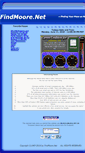 Mobile Screenshot of findmoore.net