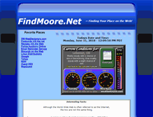 Tablet Screenshot of findmoore.net